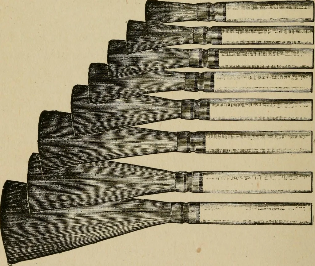 An illustration from Modern painting, hardwood finishing and sign writing, 1918, leaf 55