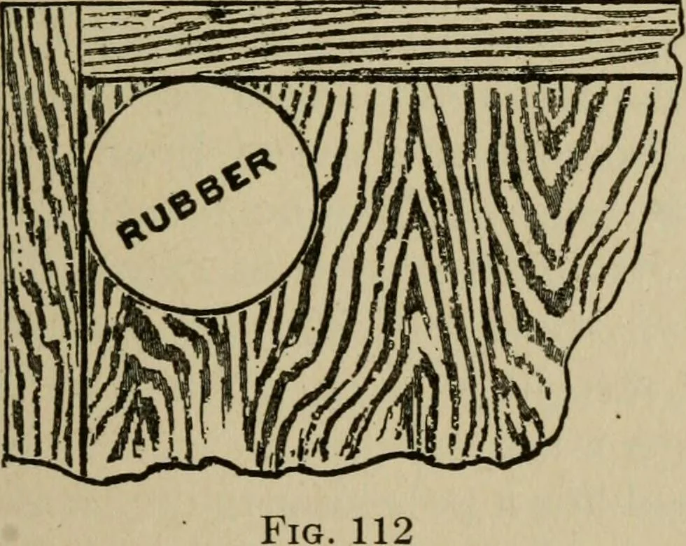 An illustration from Modern painting, hardwood finishing and sign writing, 1918, leaf 634