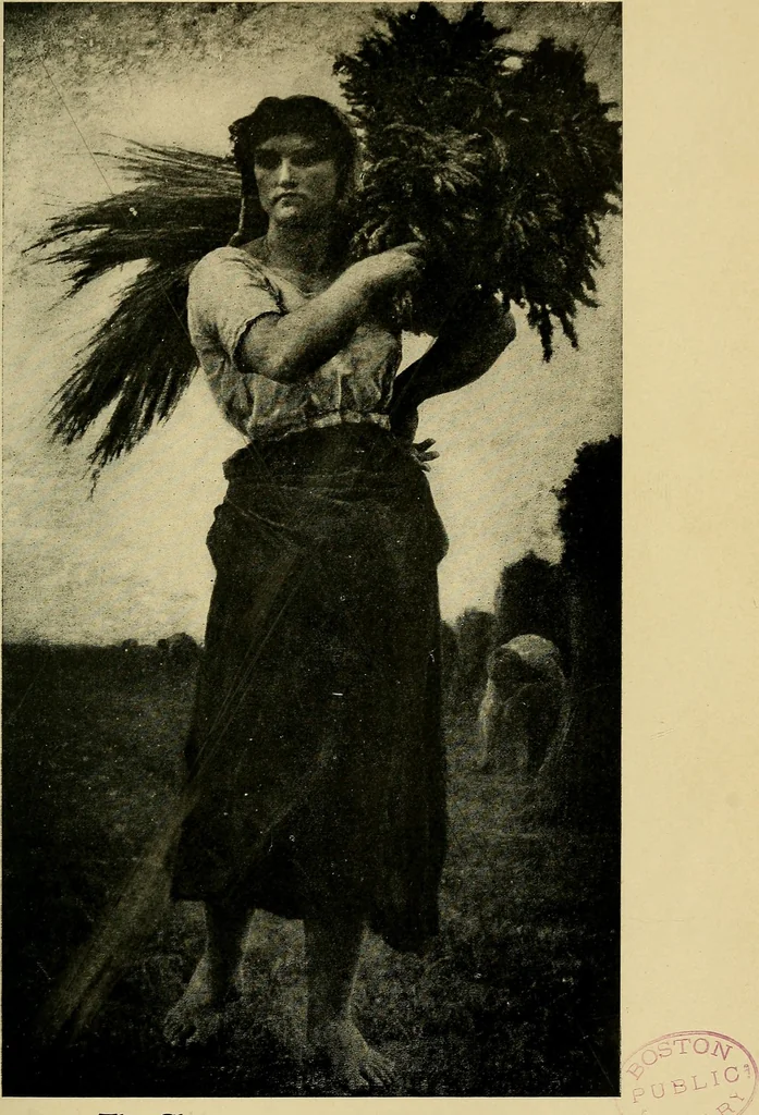 An illustration from Modern paintings as seen and described by great writers, 1911, leaf 114