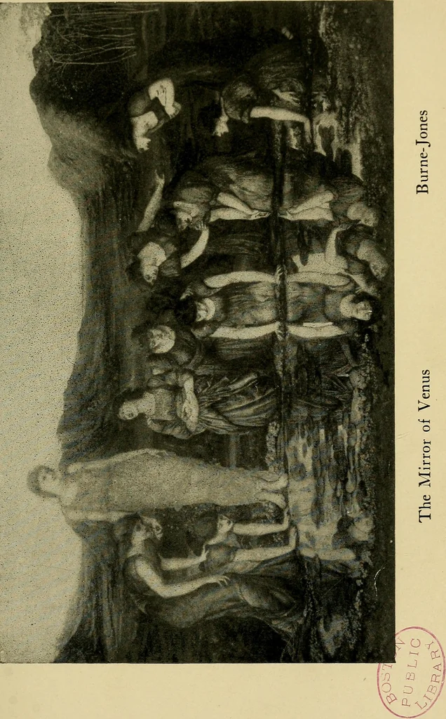 An illustration from Modern paintings as seen and described by great writers, 1911, leaf 168