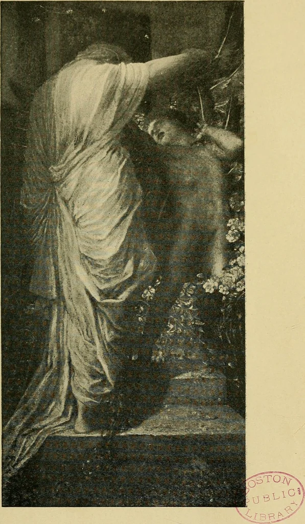 An illustration from Modern paintings as seen and described by great writers, 1911, leaf 178