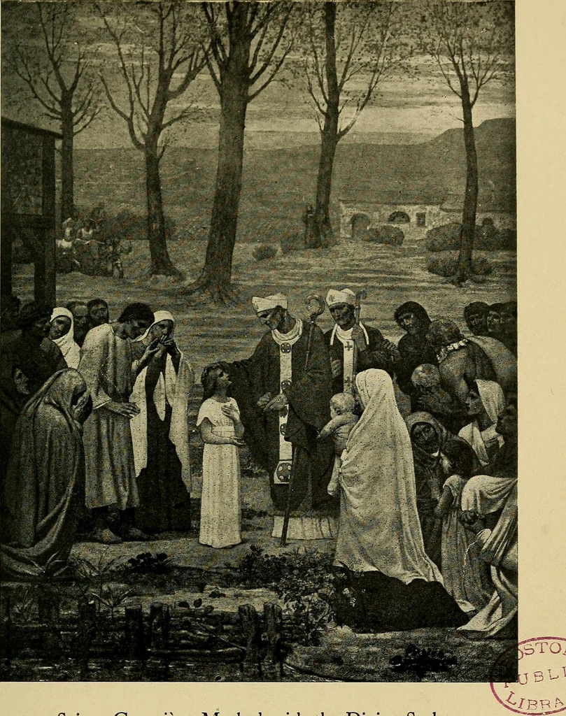 An illustration from Modern paintings as seen and described by great writers, 1911, leaf 240