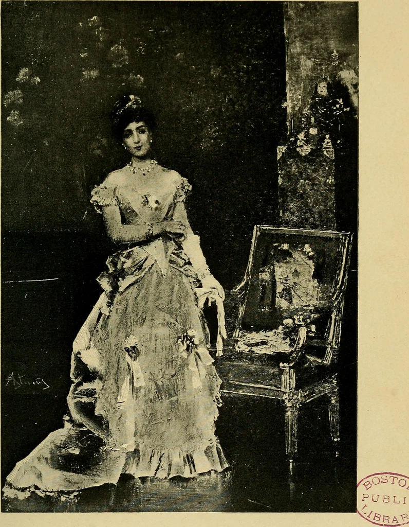 An illustration from Modern paintings as seen and described by great writers, 1911, leaf 276