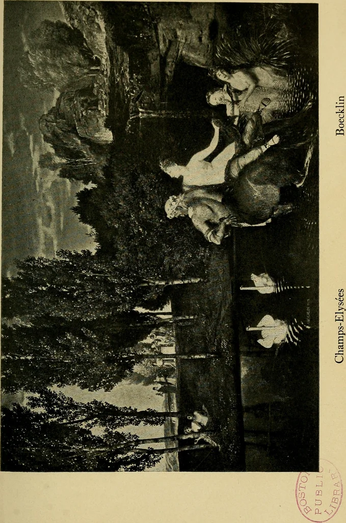 An illustration from Modern paintings as seen and described by great writers, 1911, leaf 302