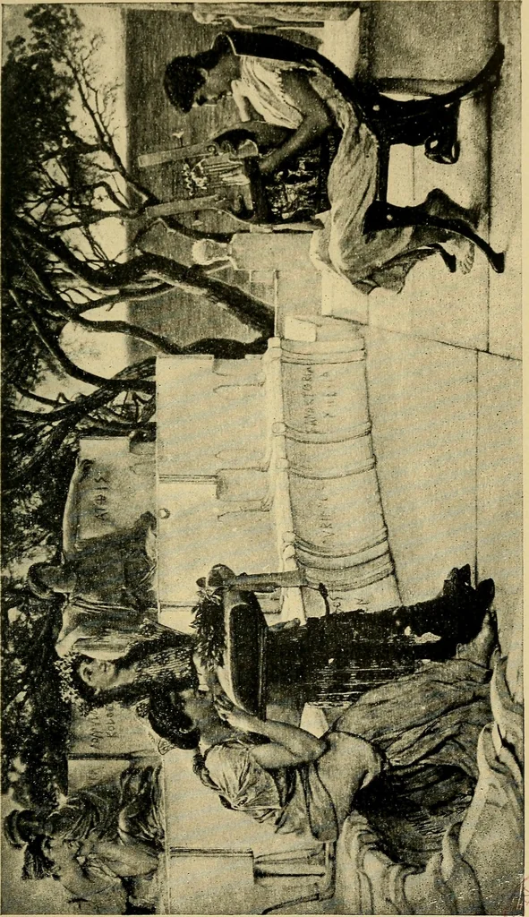 An illustration from Modern paintings as seen and described by great writers, 1911, leaf 312
