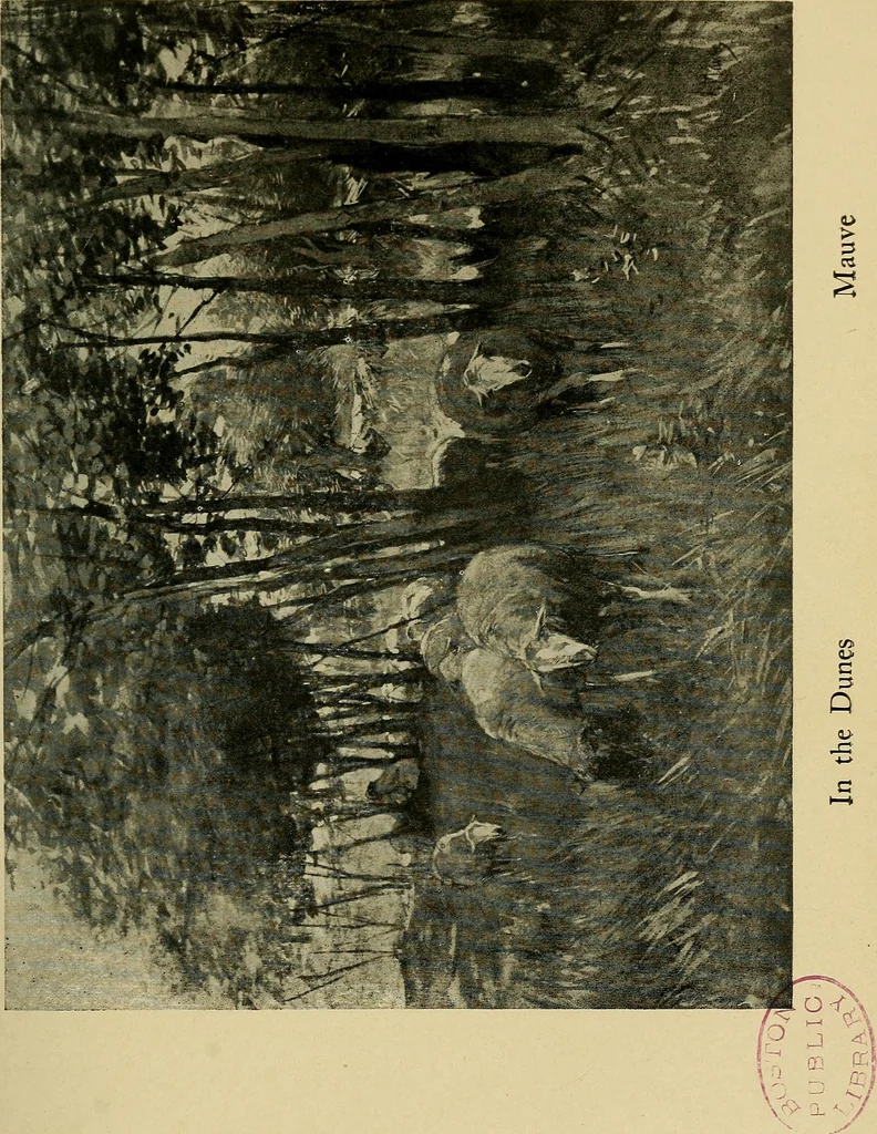 An illustration from Modern paintings as seen and described by great writers, 1911, leaf 328