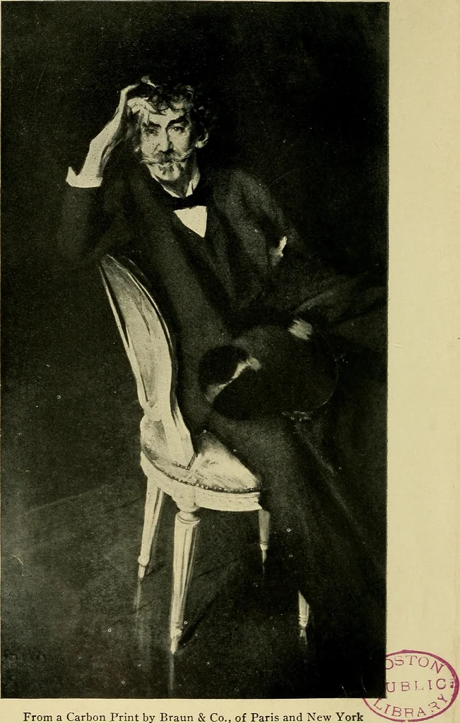 An illustration from Modern paintings as seen and described by great writers, 1911, leaf 5