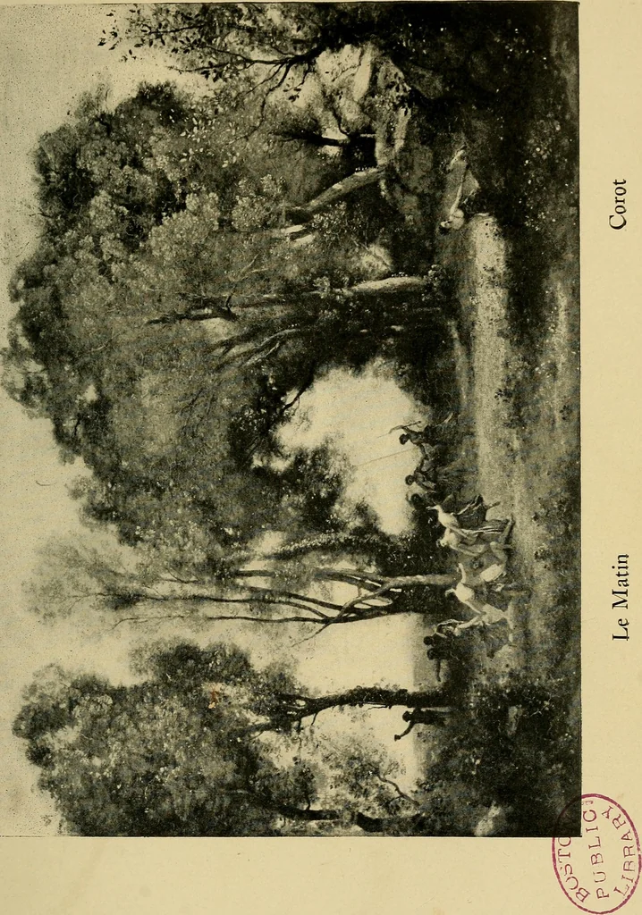 An illustration from Modern paintings as seen and described by great writers, 1911, leaf 58