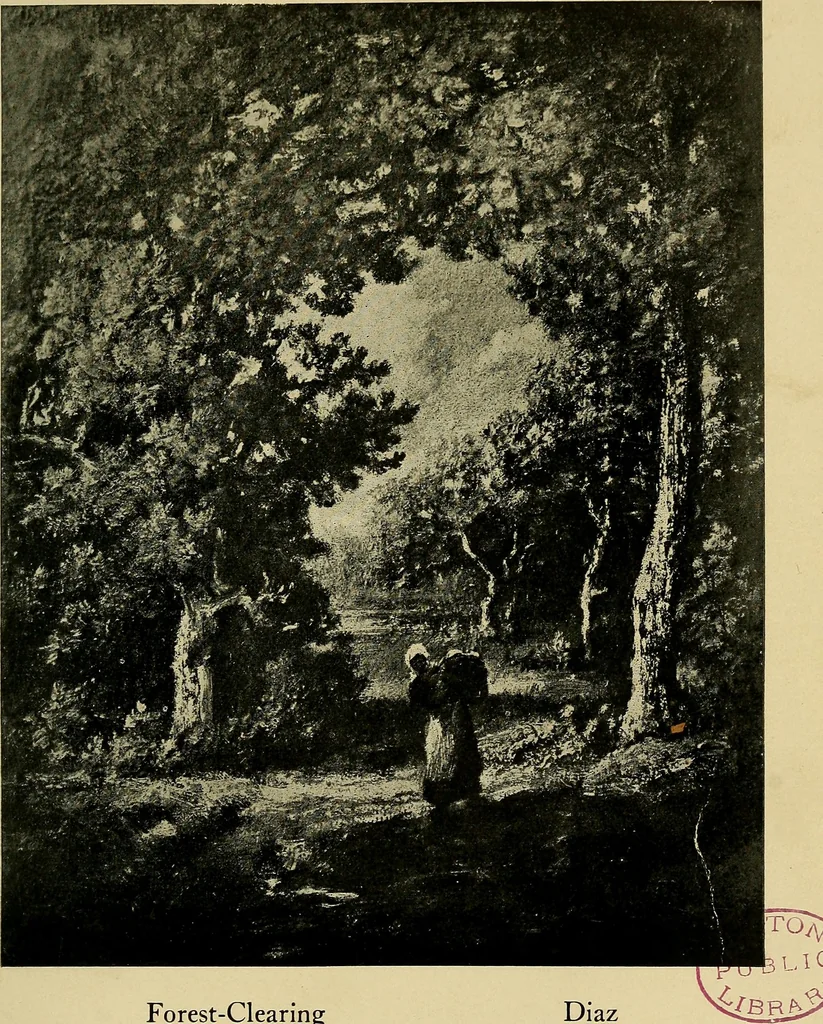 An illustration from Modern paintings as seen and described by great writers, 1911, leaf 68
