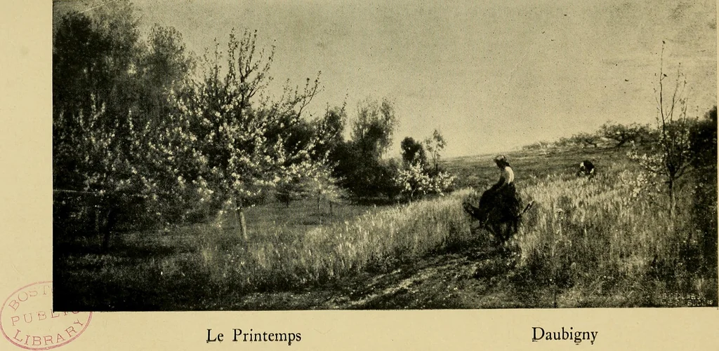 An illustration from Modern paintings as seen and described by great writers, 1911, leaf 94
