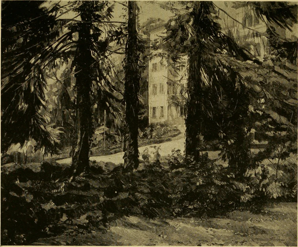 An illustration from Modern paintings by German and Austrian masters, 1916, leaf 108
