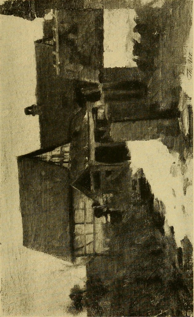 An illustration from Modern paintings by German and Austrian masters, 1916, leaf 122