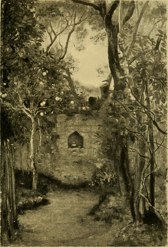 An illustration from Modern paintings by German and Austrian masters, 1916, leaf 128