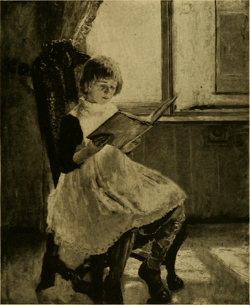 An illustration from Modern paintings by German and Austrian masters, 1916, leaf 150