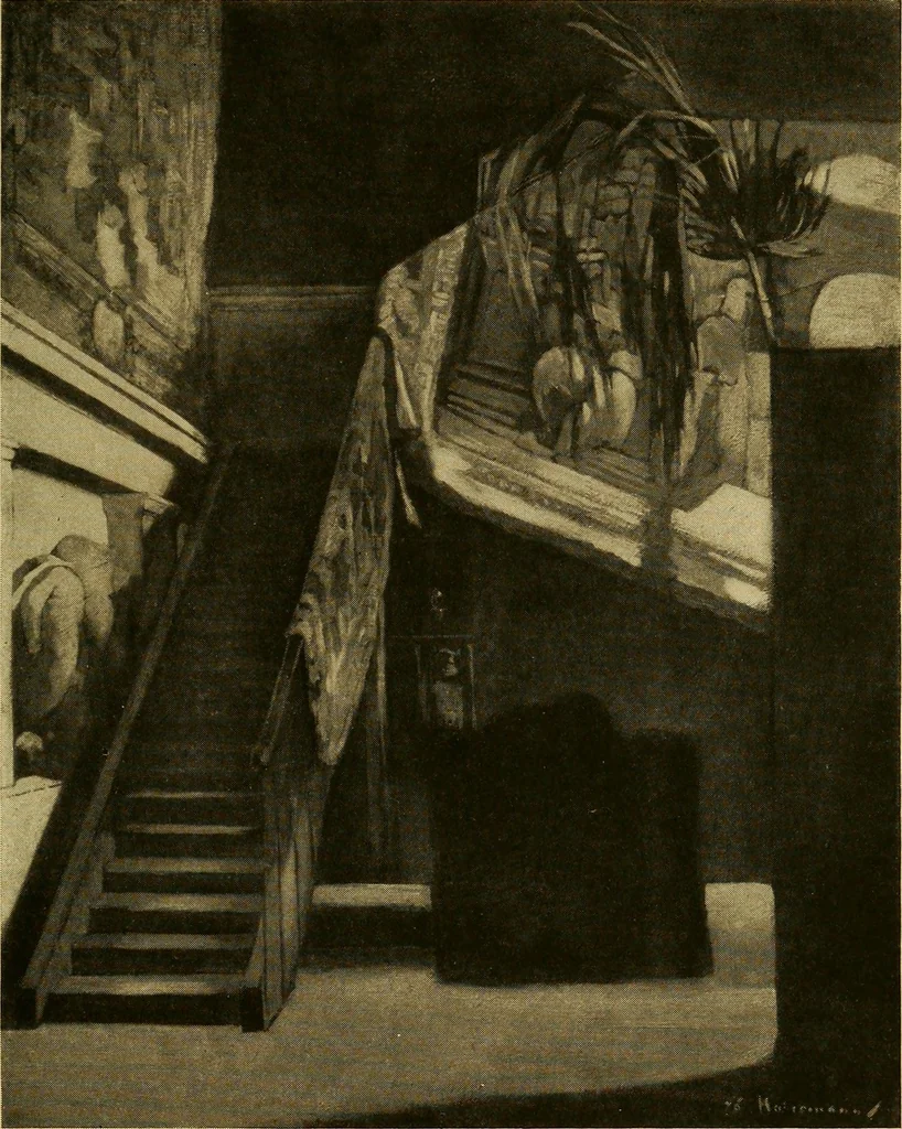 An illustration from Modern paintings by German and Austrian masters, 1916, leaf 160