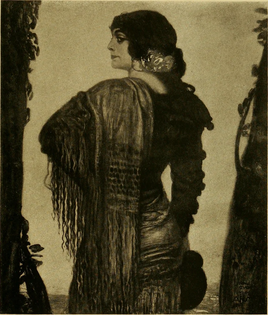 An illustration from Modern paintings by German and Austrian masters, 1916, leaf 188