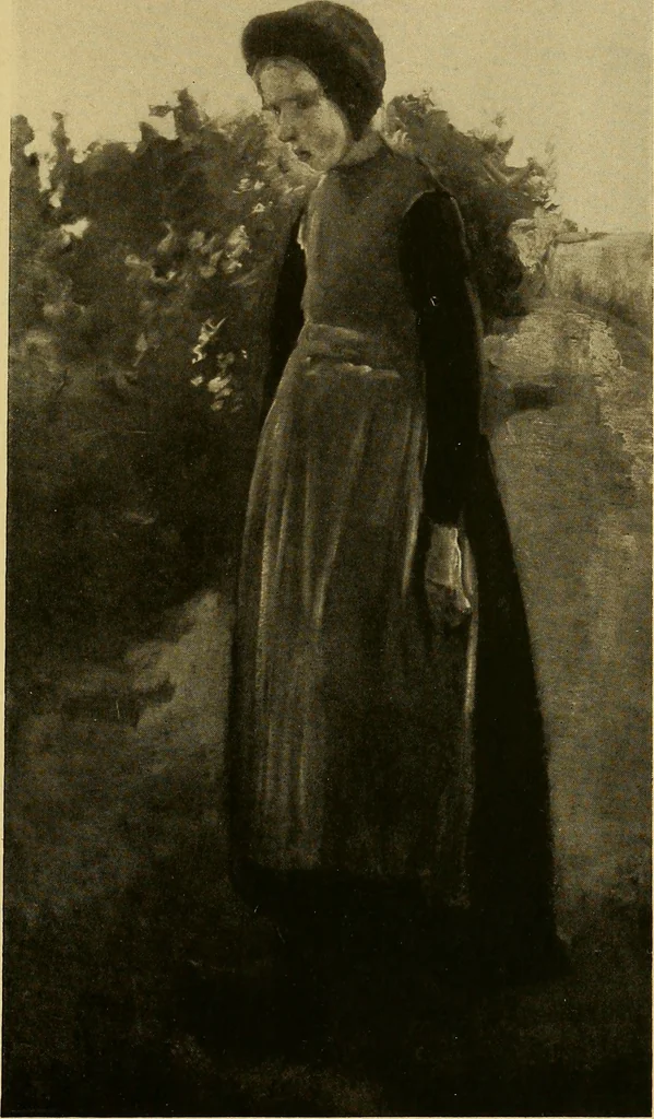 An illustration from Modern paintings by German and Austrian masters, 1916, leaf 232