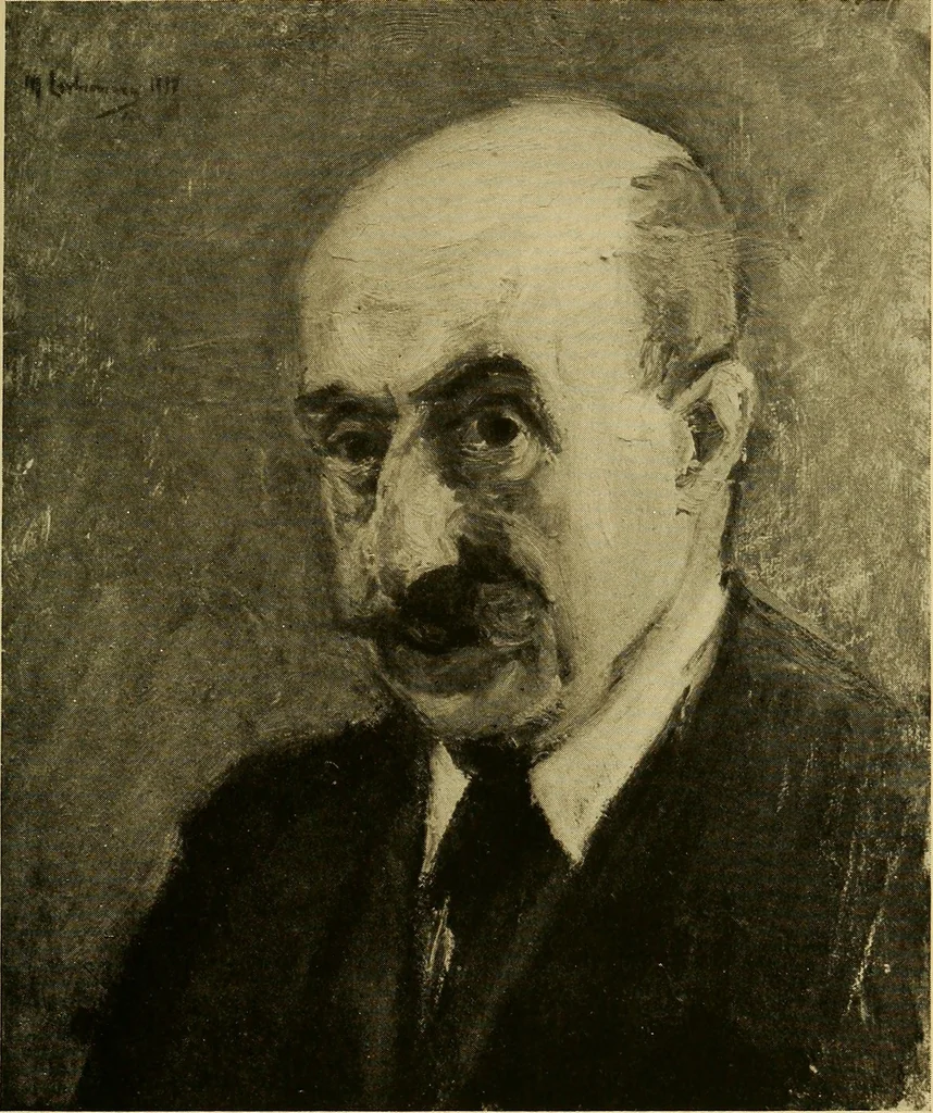 An illustration from Modern paintings by German and Austrian masters, 1916, leaf 244