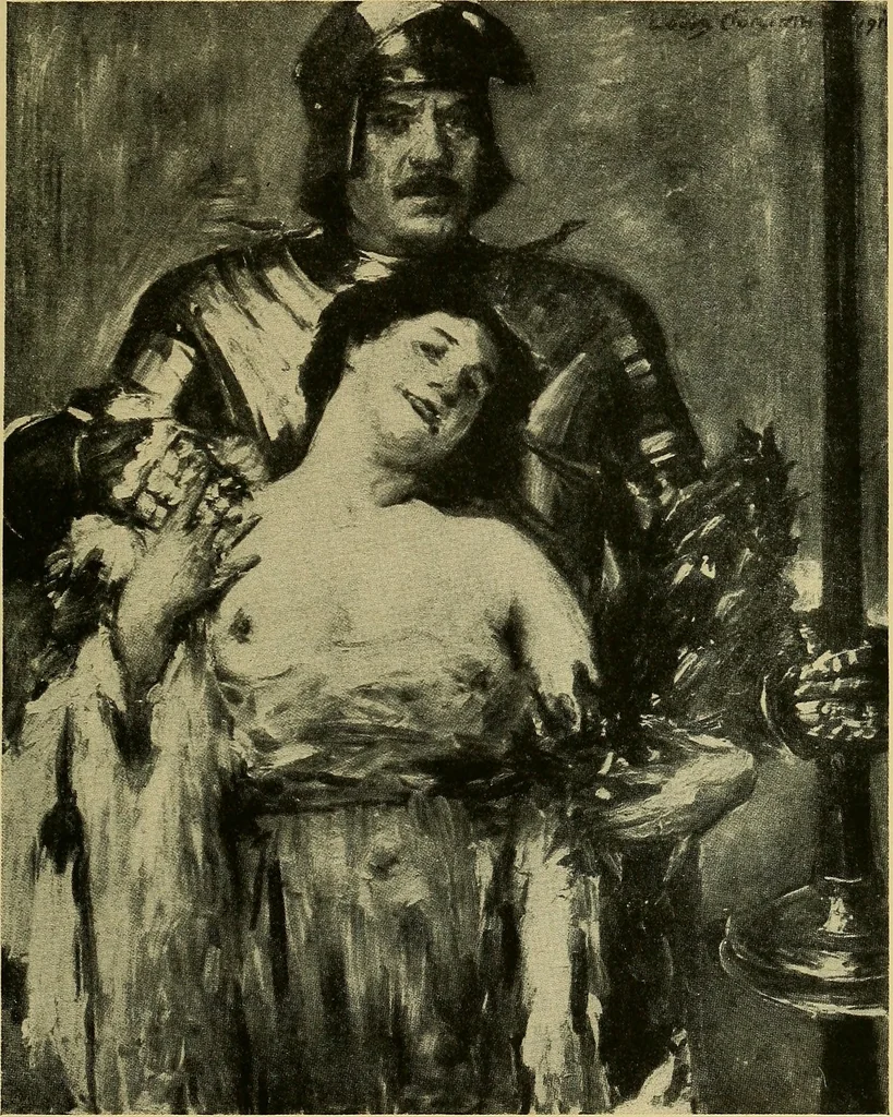 An illustration from Modern paintings by German and Austrian masters, 1916, leaf 264