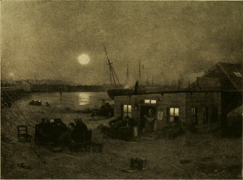 An illustration from Modern paintings by German and Austrian masters, 1916, leaf 282