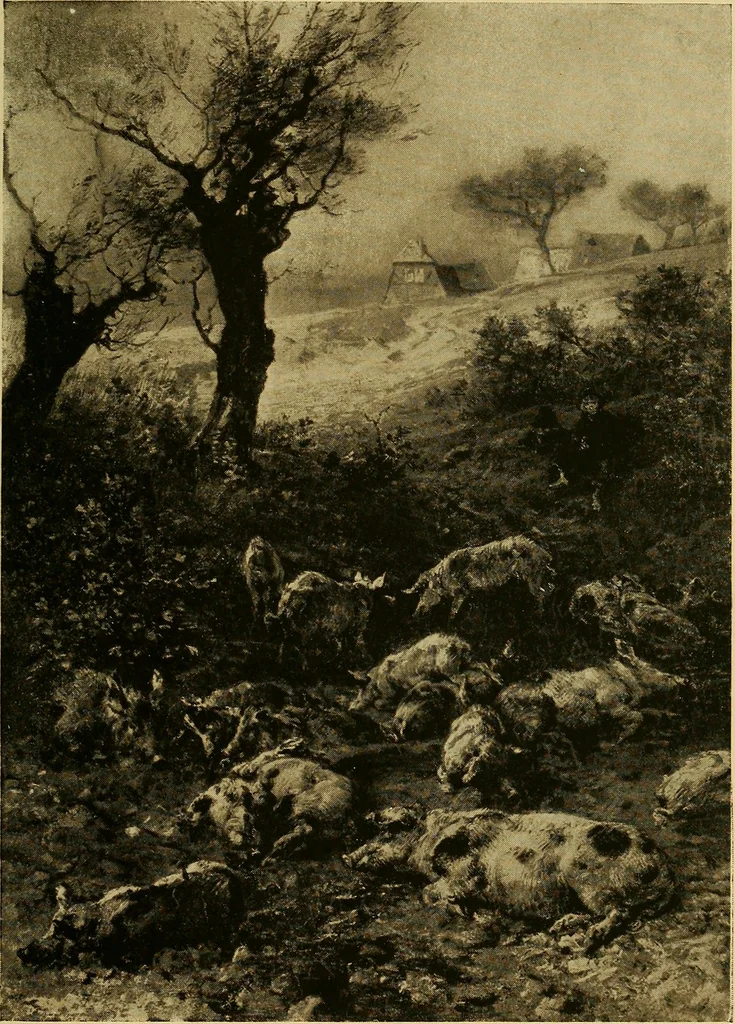 An illustration from Modern paintings by German and Austrian masters, 1916, leaf 298
