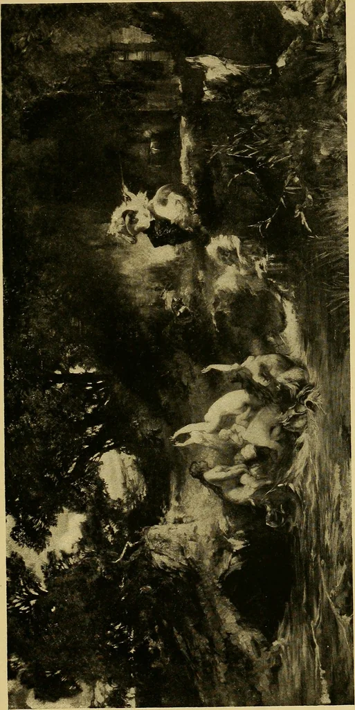 An illustration from Modern paintings by German and Austrian masters, 1916, leaf 320