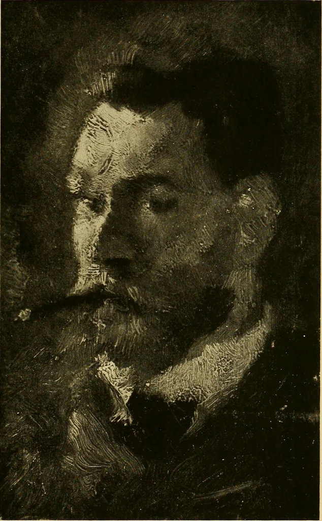 An illustration from Modern paintings by German and Austrian masters, 1916, leaf 40