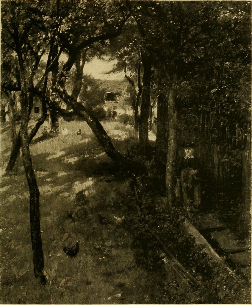 An illustration from Modern paintings by German and Austrian masters, 1916, leaf 50