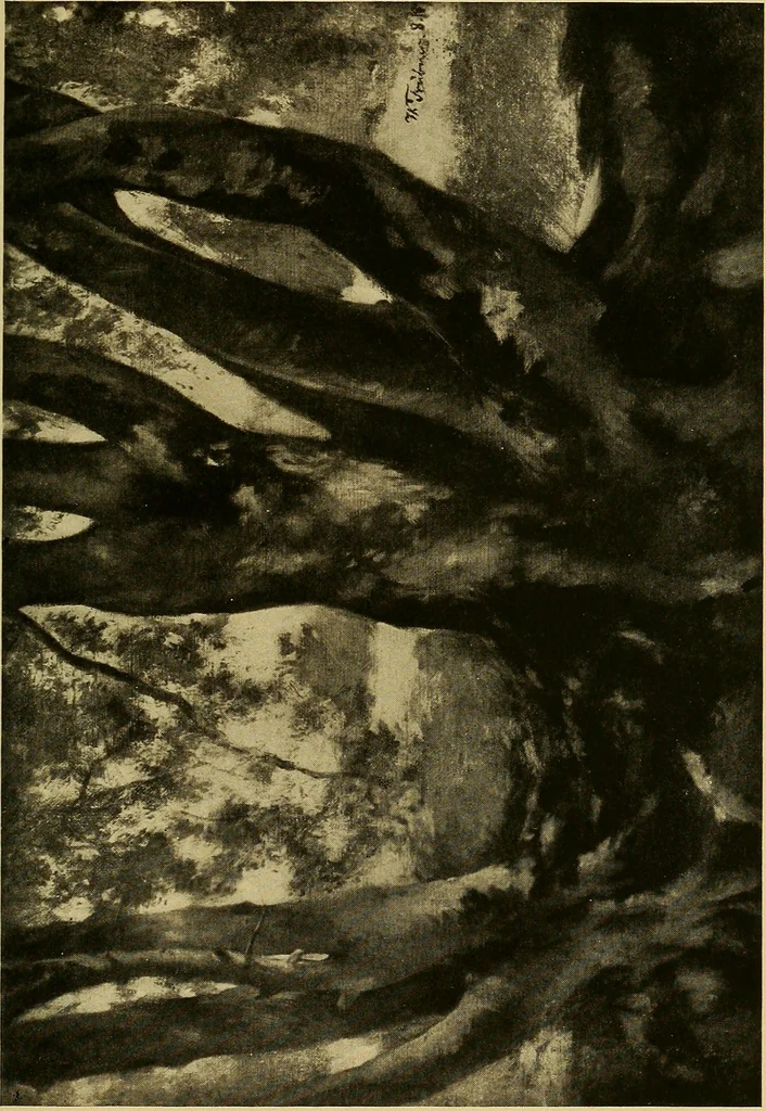 An illustration from Modern paintings by German and Austrian masters, 1916, leaf 84