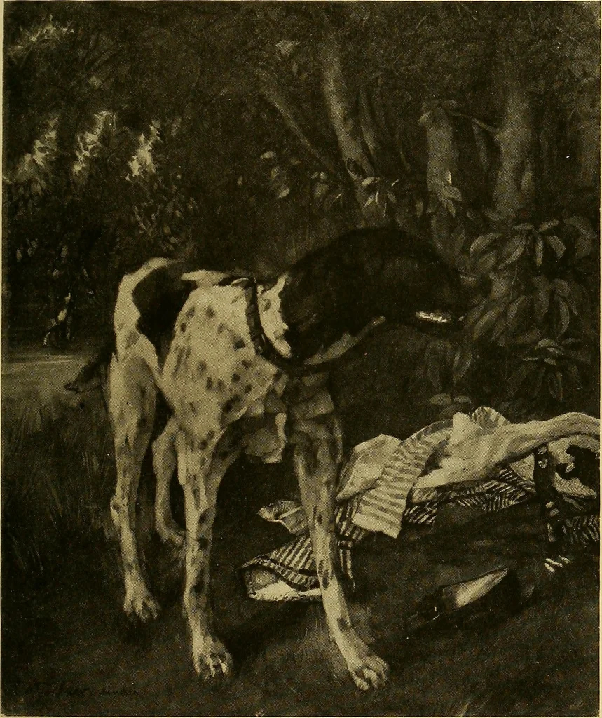 An illustration from Modern paintings by German and Austrian masters, 1916, leaf 96