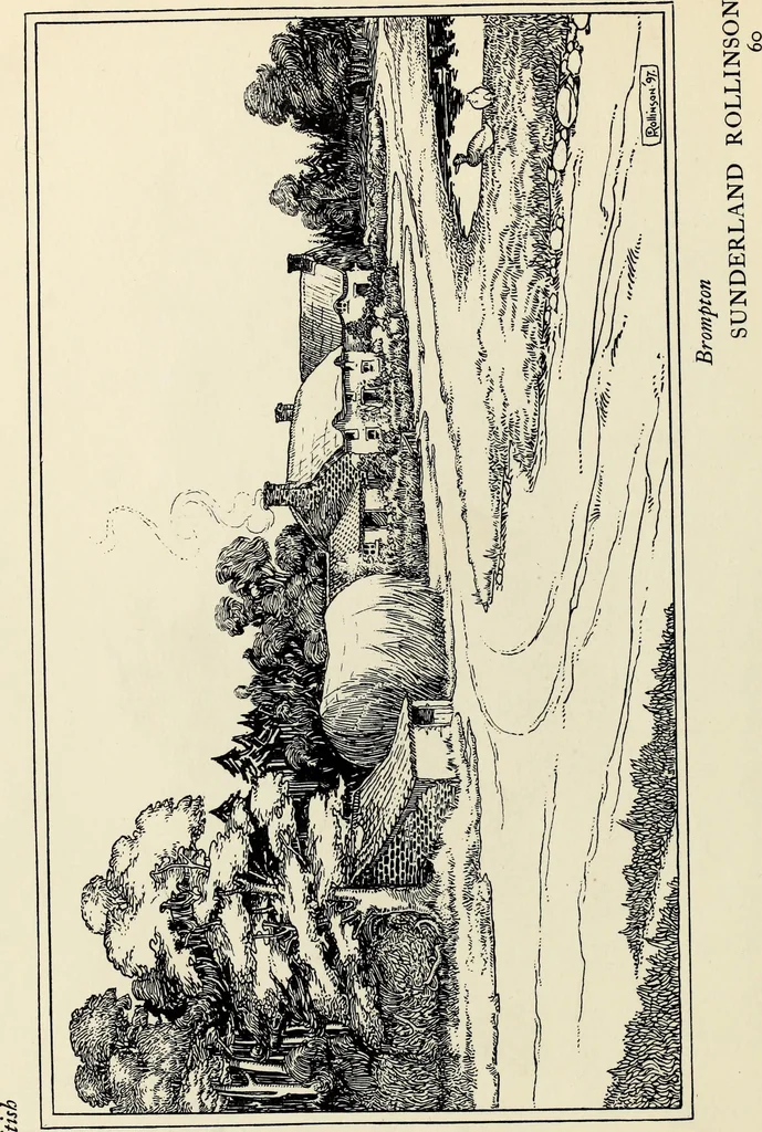 An illustration from Modern pen drawings: European and American;, 1901, leaf 100