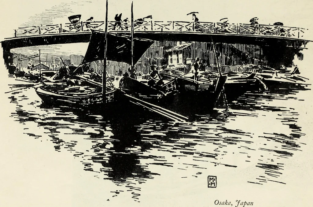 An illustration from Modern pen drawings: European and American;, 1901, leaf 101