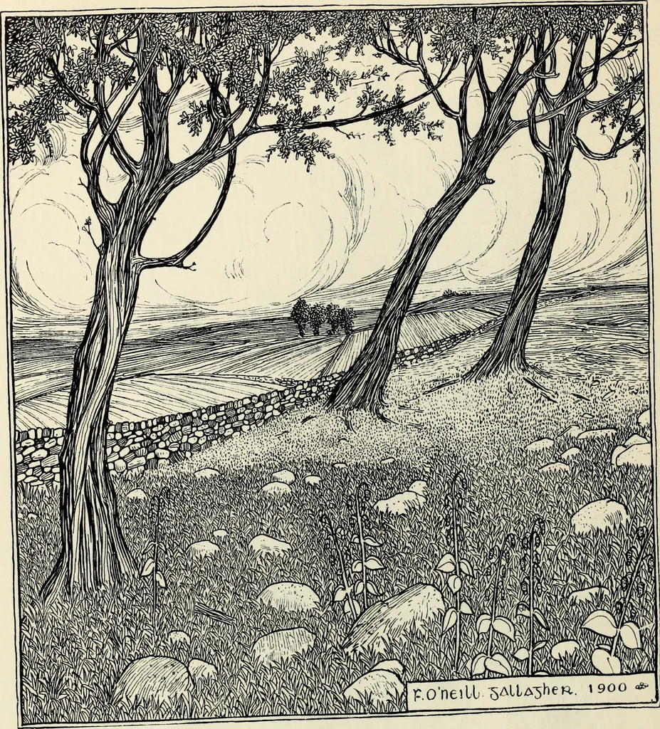 An illustration from Modern pen drawings: European and American;, 1901, leaf 102