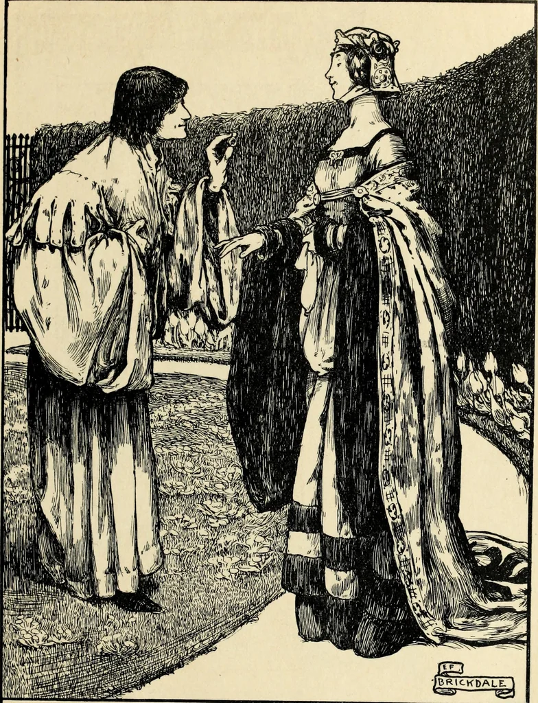 An illustration from Modern pen drawings: European and American;, 1901, leaf 117