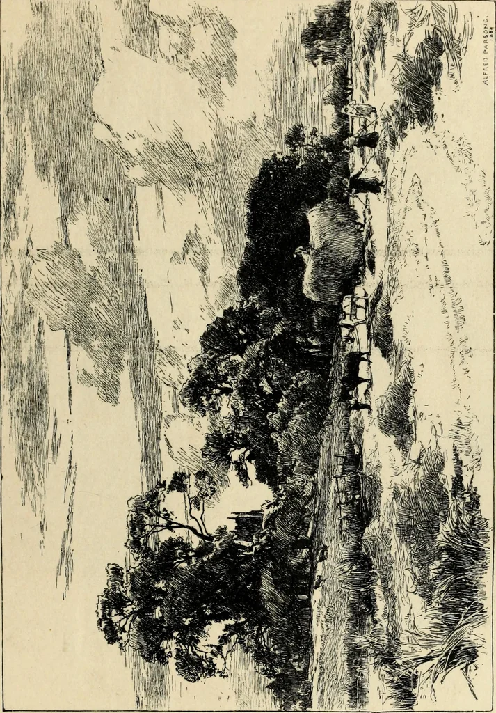 An illustration from Modern pen drawings: European and American;, 1901, leaf 125