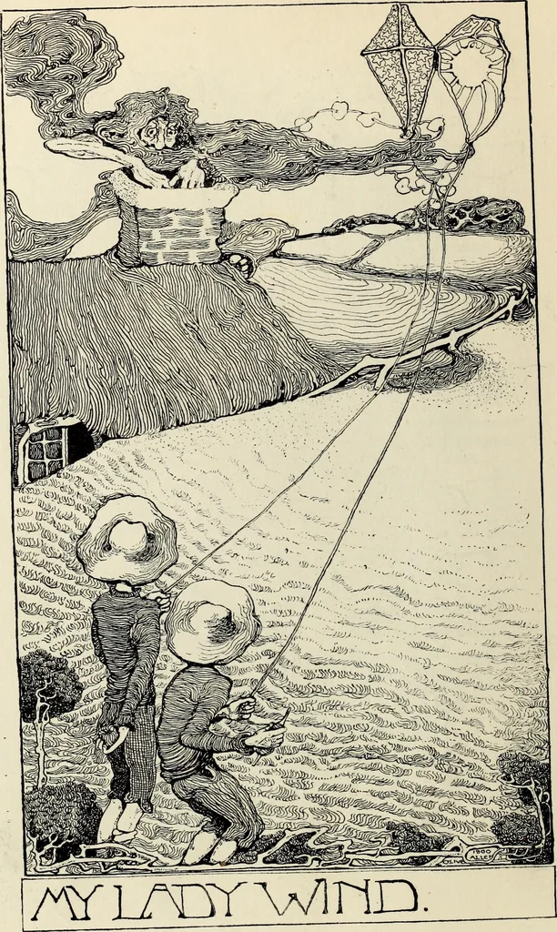 An illustration from Modern pen drawings: European and American;, 1901, leaf 130