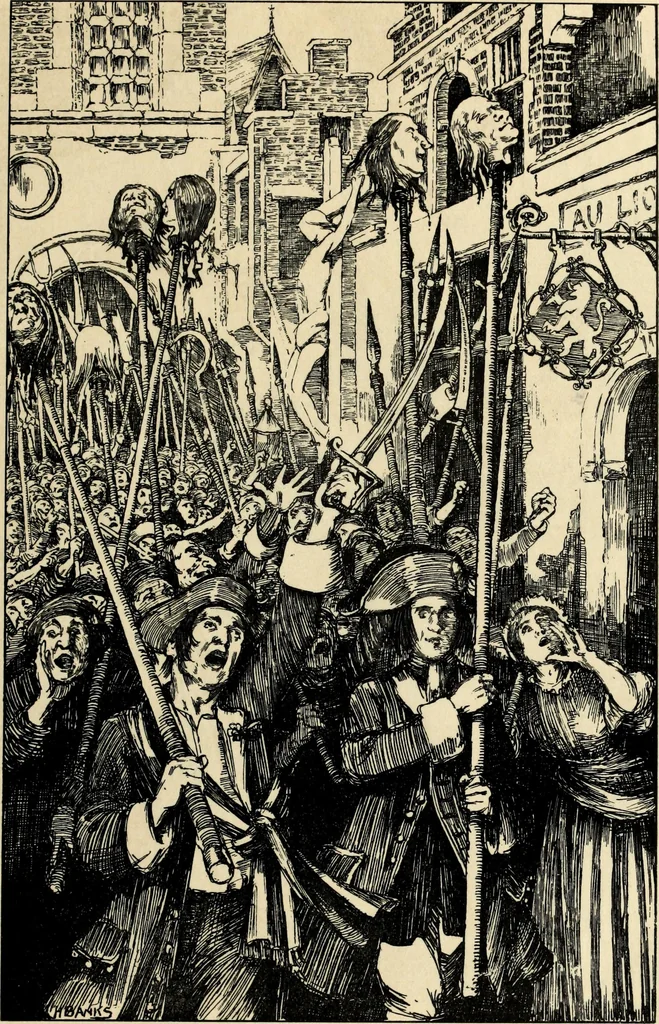 An illustration from Modern pen drawings: European and American;, 1901, leaf 135