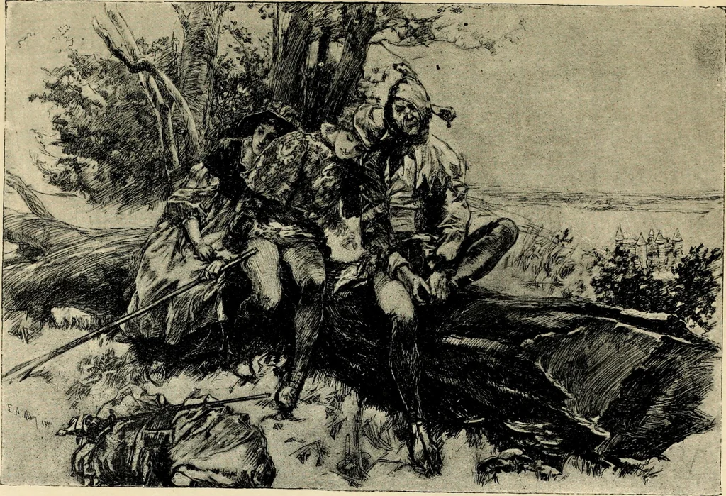 An illustration from Modern pen drawings: European and American;, 1901, leaf 145
