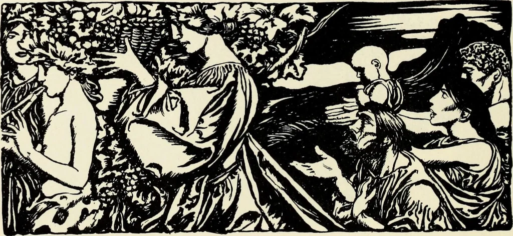 An illustration from Modern pen drawings: European and American;, 1901, leaf 158