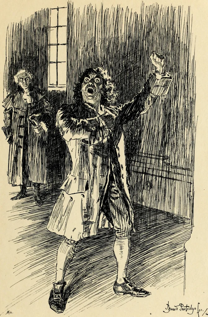 An illustration from Modern pen drawings: European and American;, 1901, leaf 16
