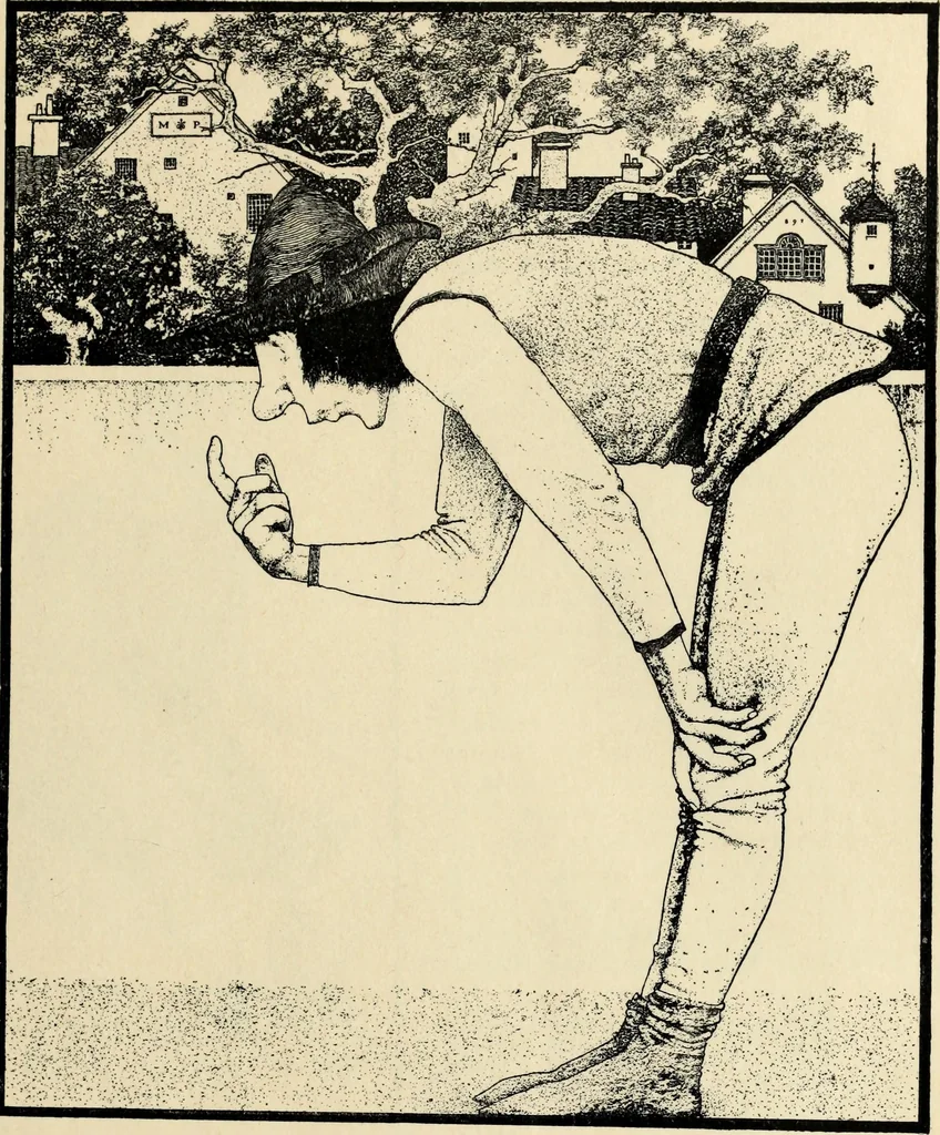 An illustration from Modern pen drawings: European and American;, 1901, leaf 177