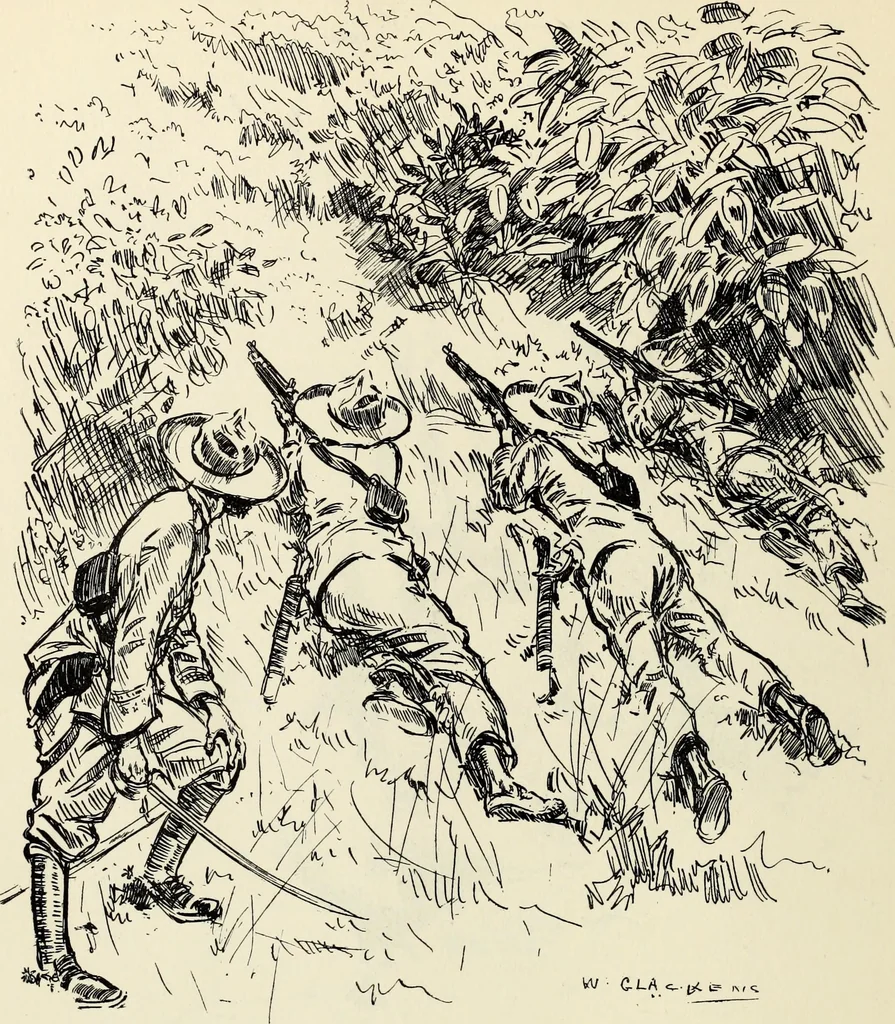 An illustration from Modern pen drawings: European and American;, 1901, leaf 186