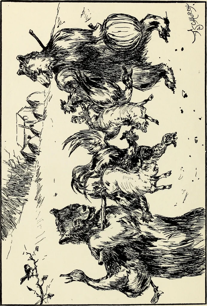 An illustration from Modern pen drawings: European and American;, 1901, leaf 190