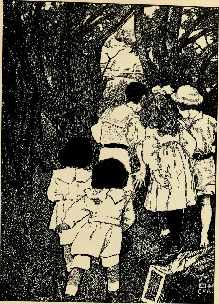 An illustration from Modern pen drawings: European and American;, 1901, leaf 209