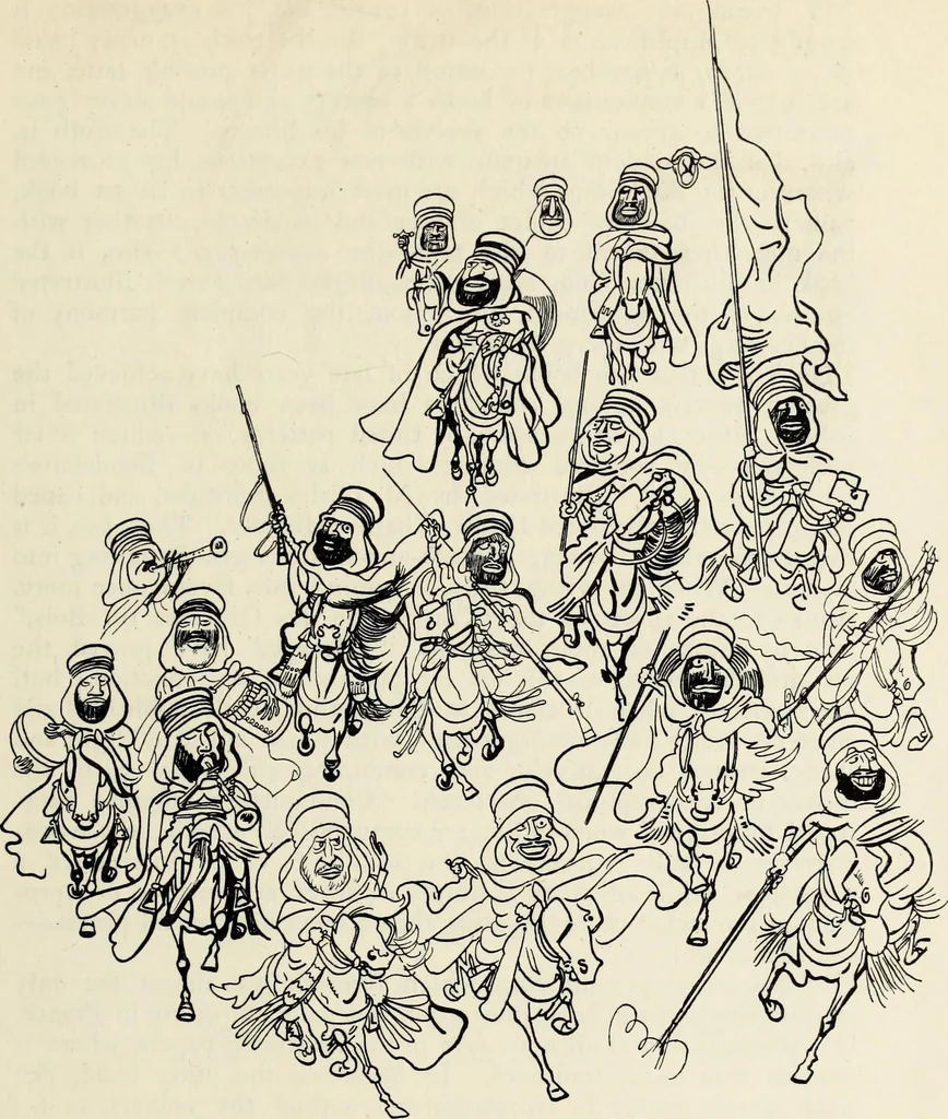 An illustration from Modern pen drawings: European and American;, 1901, leaf 213