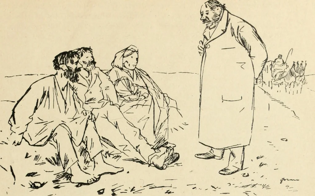 An illustration from Modern pen drawings: European and American;, 1901, leaf 223