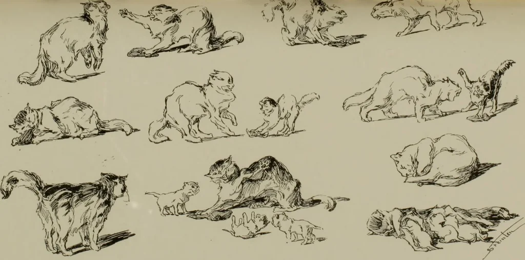 An illustration from Modern pen drawings: European and American;, 1901, leaf 228