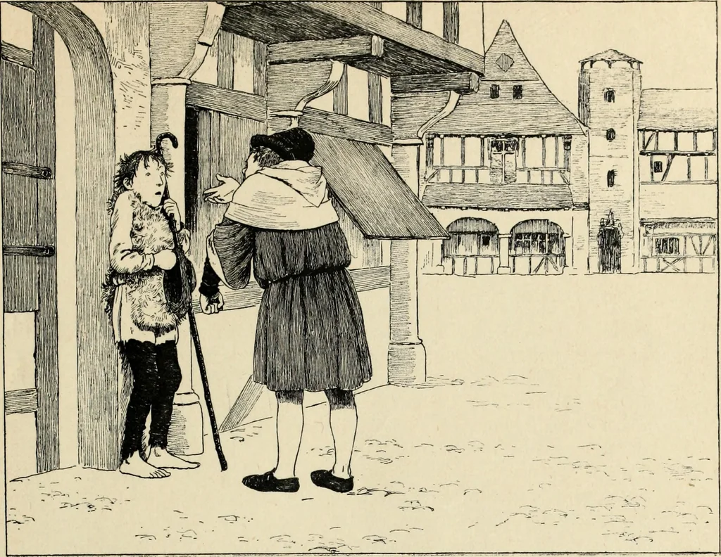 An illustration from Modern pen drawings: European and American;, 1901, leaf 232