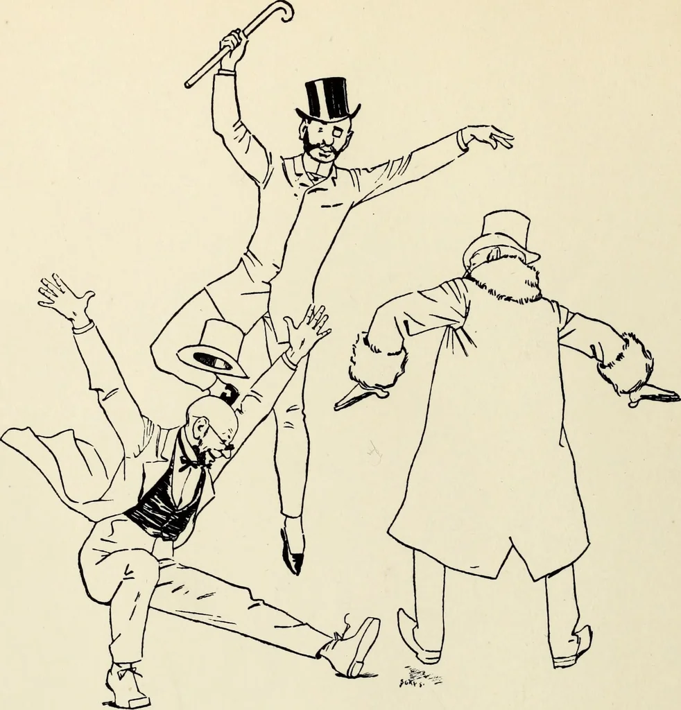 An illustration from Modern pen drawings: European and American;, 1901, leaf 239