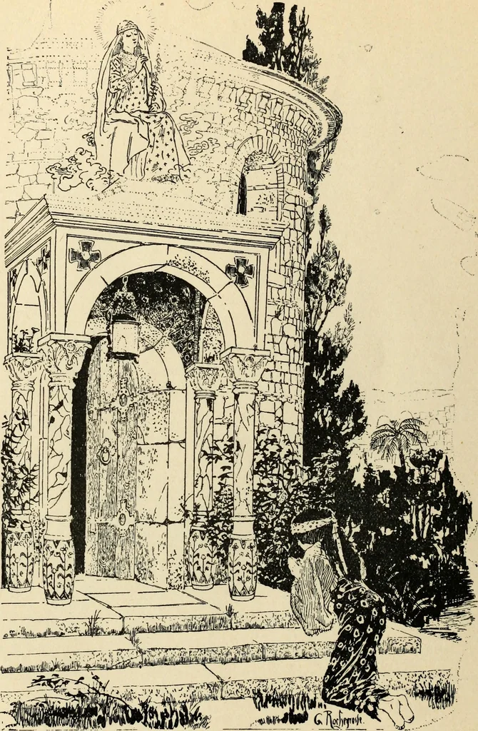 An illustration from Modern pen drawings: European and American;, 1901, leaf 250
